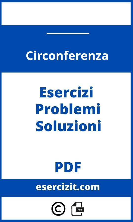 Esercizi Sulla Circonferenza Pdf