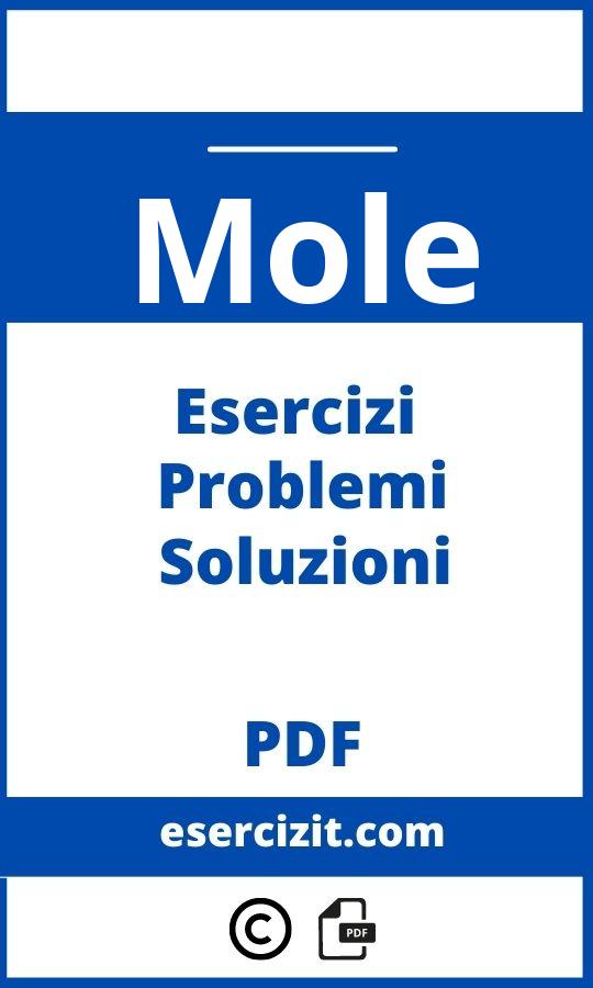 Esercizi Sulla Mole Pdf