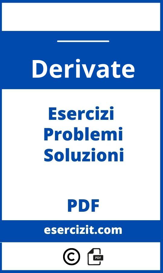 Esercizi Sulle Derivate Pdf