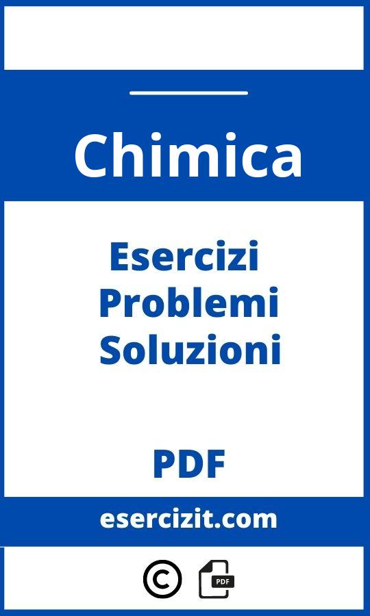 Esercizi Sulle Soluzioni Chimica