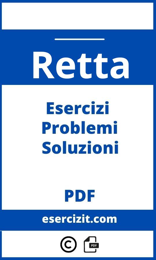 Esercizi Svolti Sulla Retta Pdf