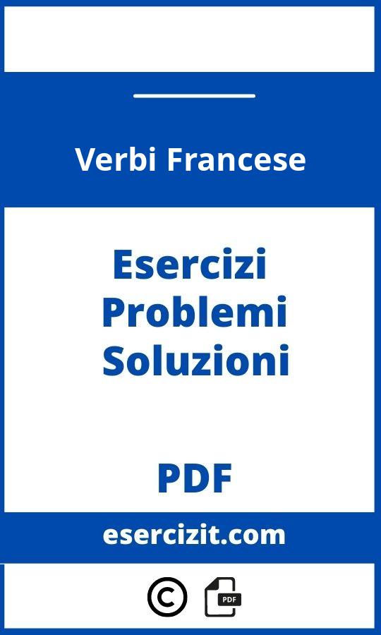 Esercizi Verbi Francese Pdf