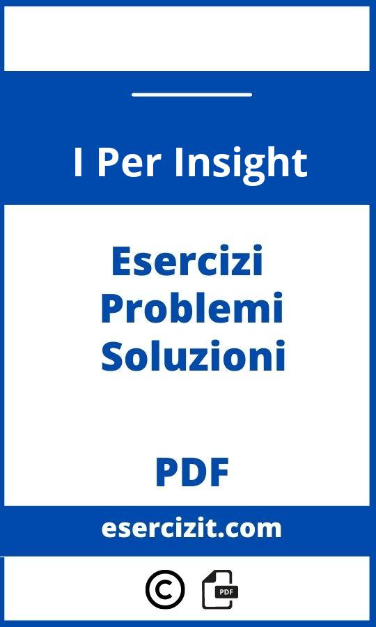 I Problemi Per Insight