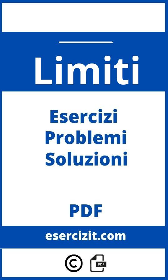 Limiti Esercizi Svolti Pdf