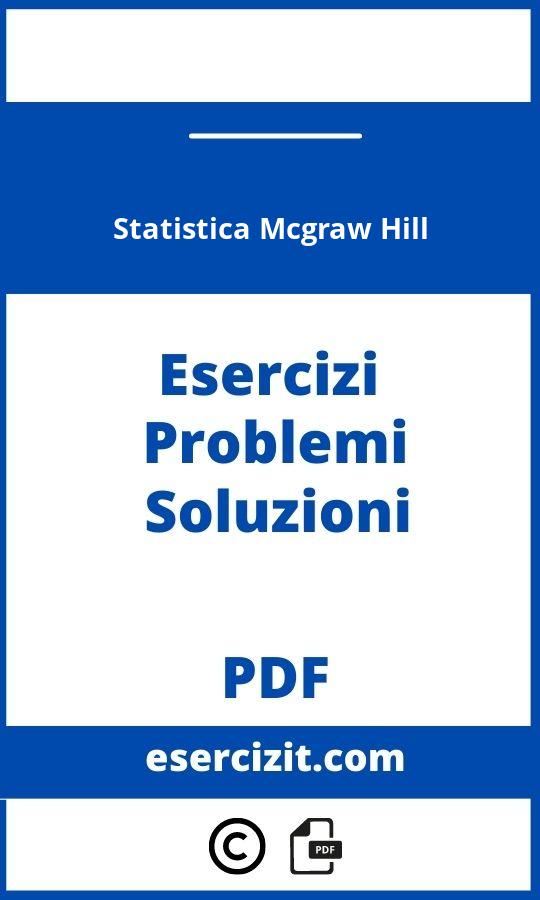 Statistica Mcgraw Hill Soluzioni Esercizi